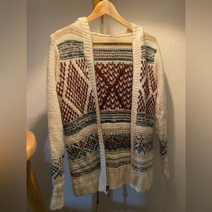 Hollister California Sweater, size small, tribal style